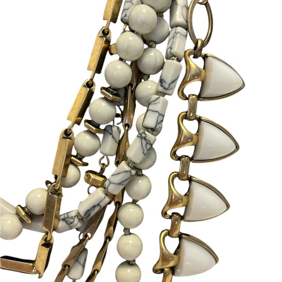 Stella & Dot Gold Tone Sutton Necklace 15”+3-1/2” - Picture 5 of 7